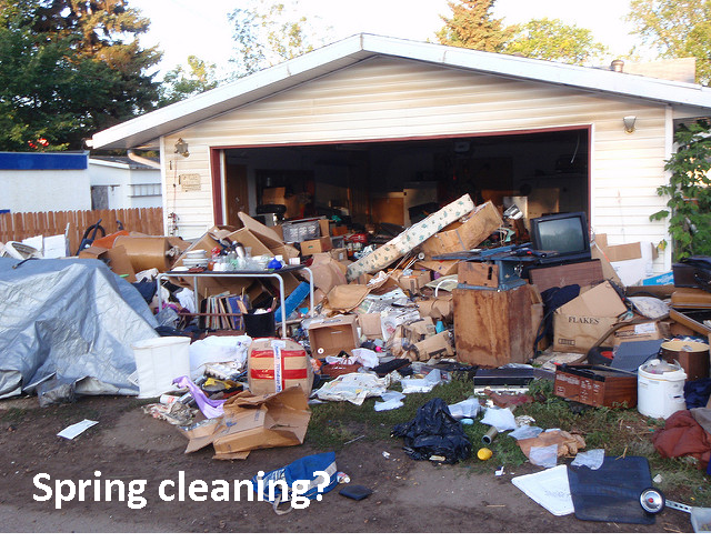 Photo of cleaned out garage