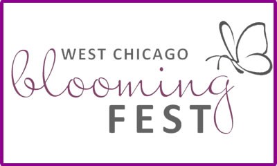 West Chicago's Blooming Fest banner