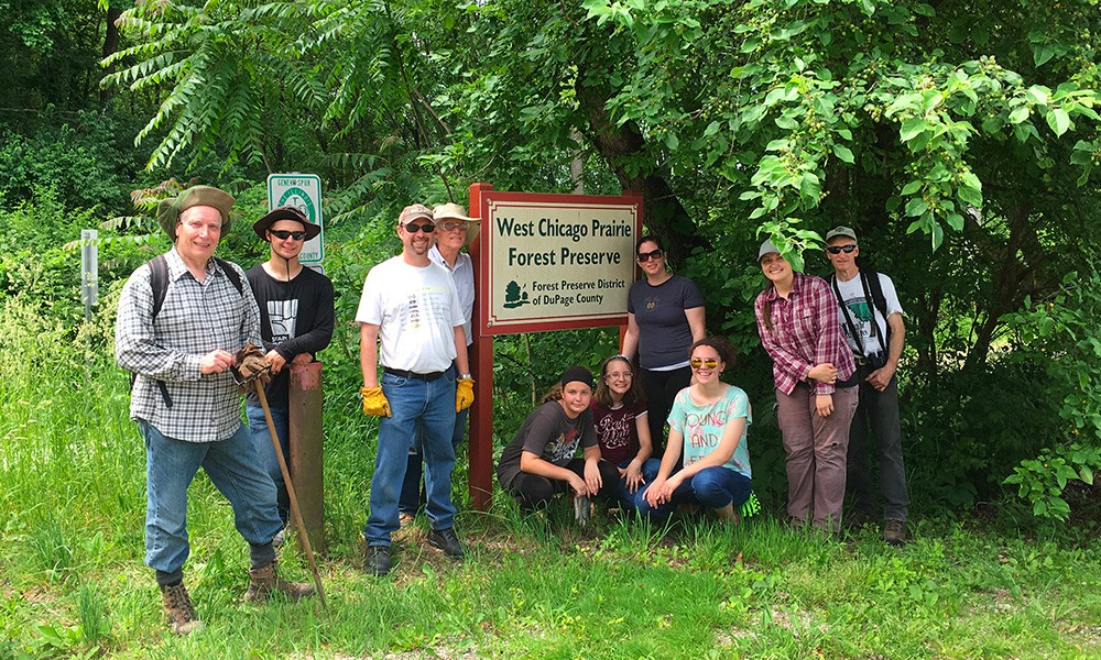 Prairie_group - City of West Chicago, Illinois Group photo of West Chicago Prairie Stewardship Group