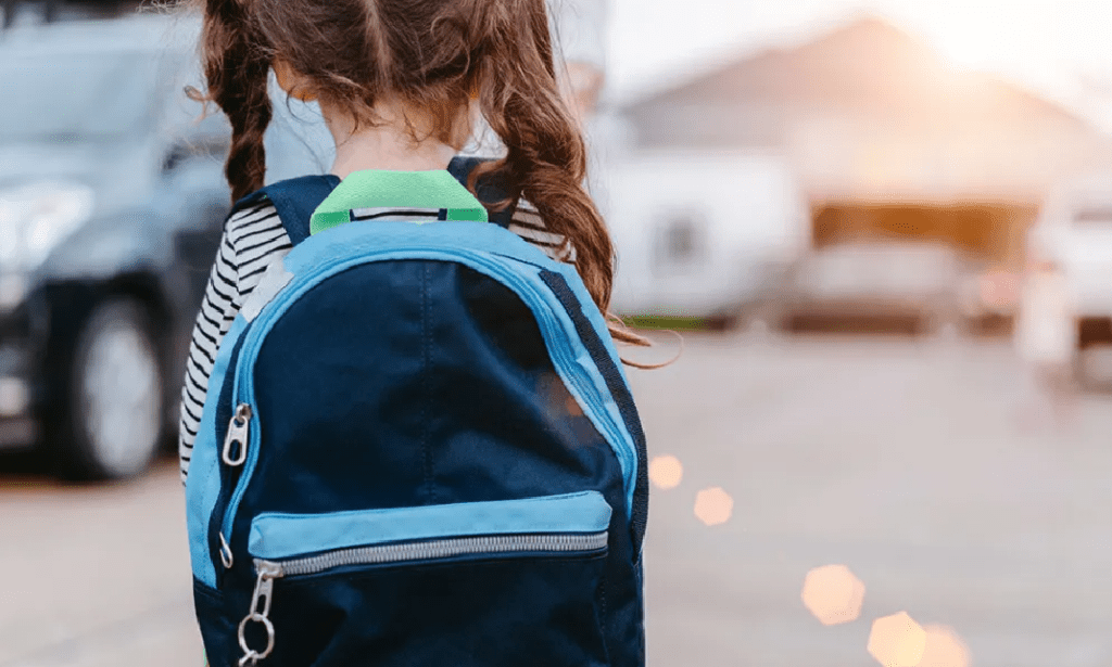 Child with Backpack