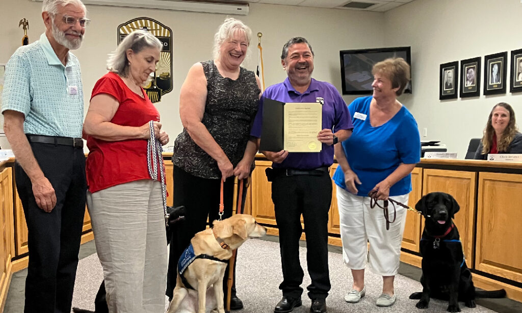 Mayor Pineda_National Service Dog Month 2023