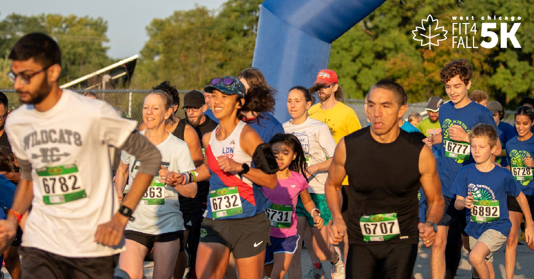 People running in 5K