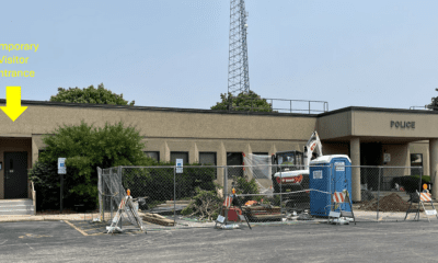 Temporary Visitor Entrance at the Police Station