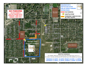 Shuttle Route & Parking Details