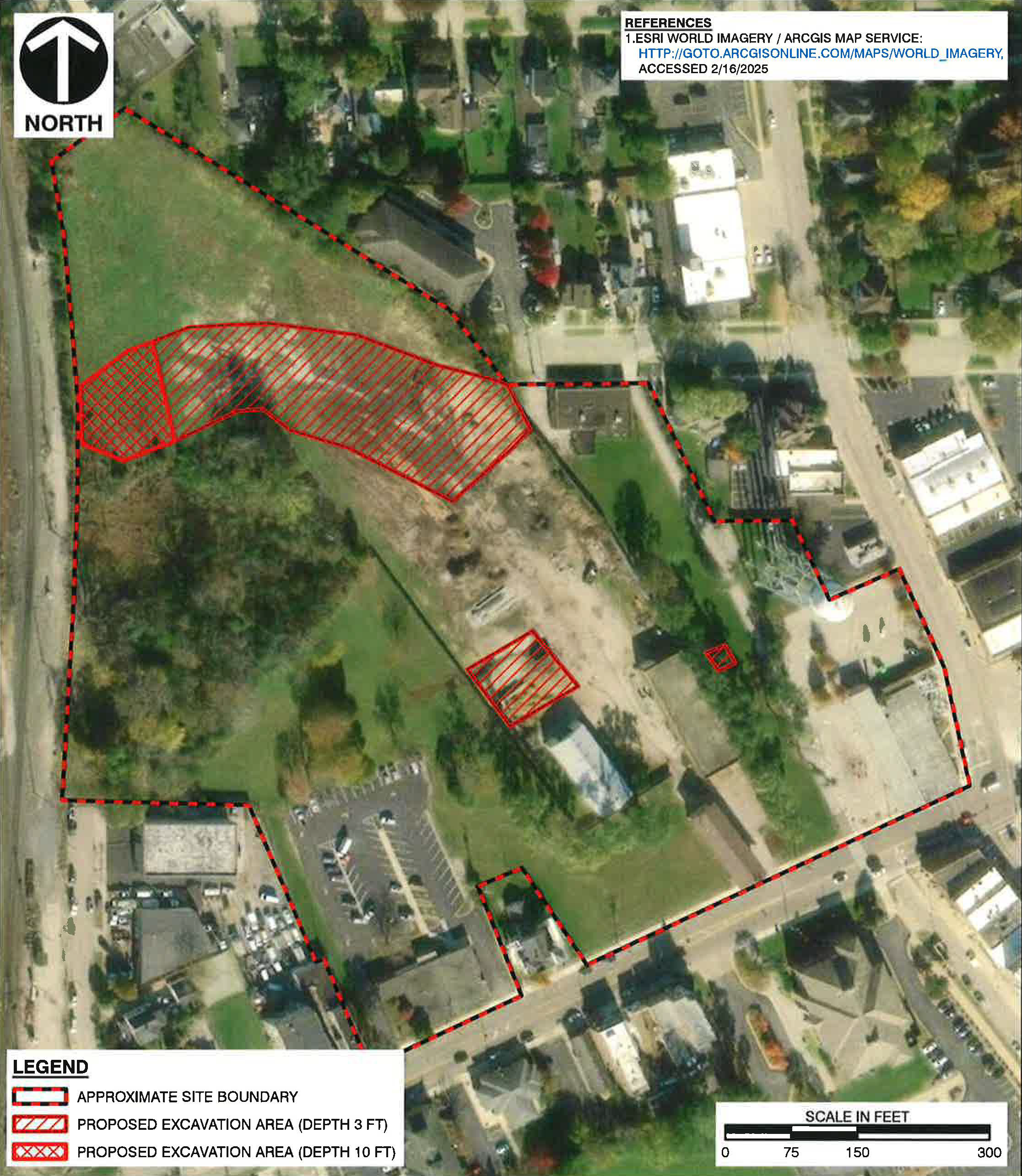 W Washington Soil Removal_Construction Area Soil Removal Areas on West Washington Site